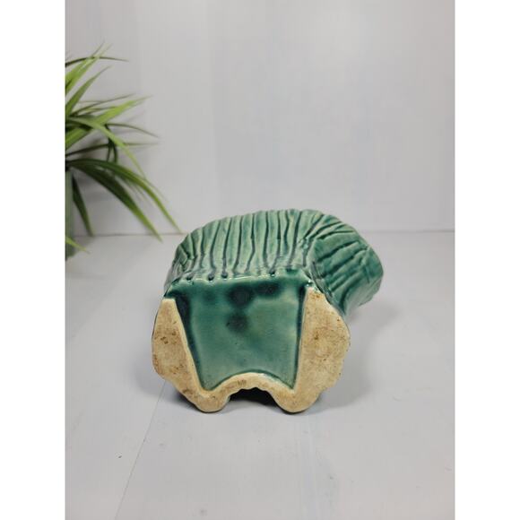 Vintage Pottery Planter Lamb With Girl, Mary Had a little lamb Nursery Vase - Picture 4 of 5